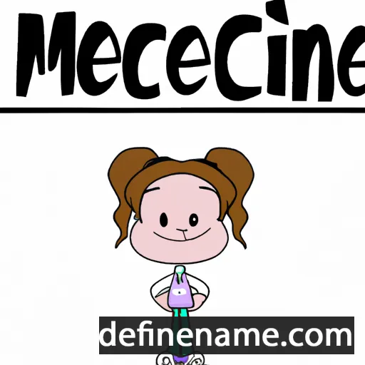 cartoon of the name Mckenzee