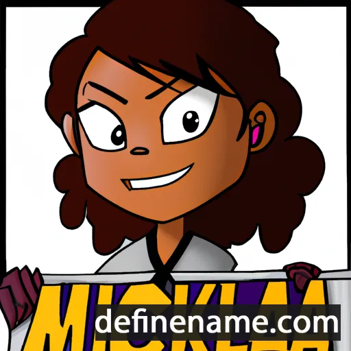 cartoon of the name Mckyla