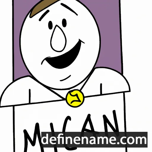 cartoon of the name McLain