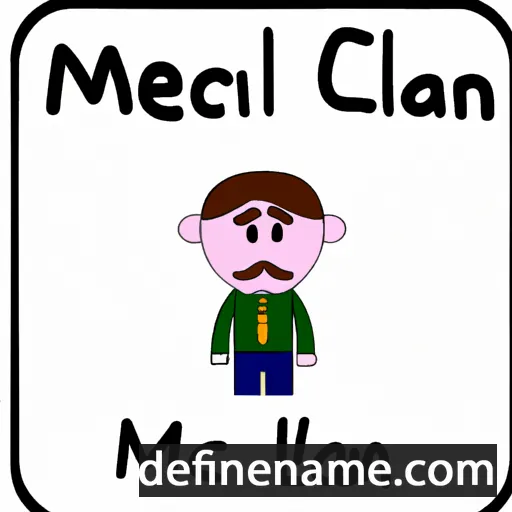 cartoon of the name McLean