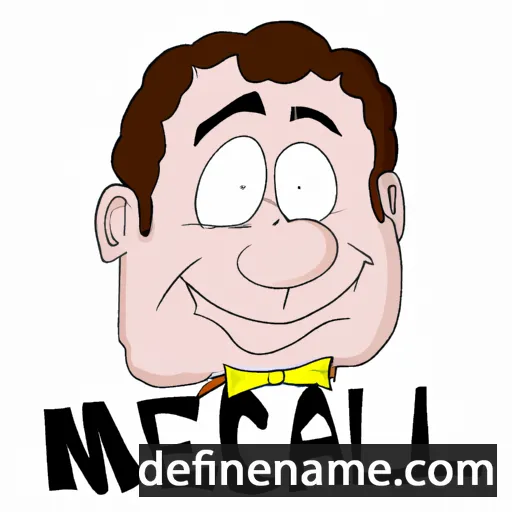 cartoon of the name McNeil