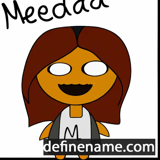 cartoon of the name Médea