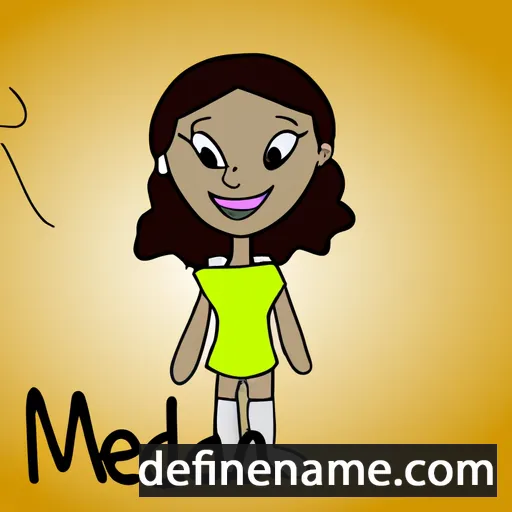 cartoon of the name Médeia