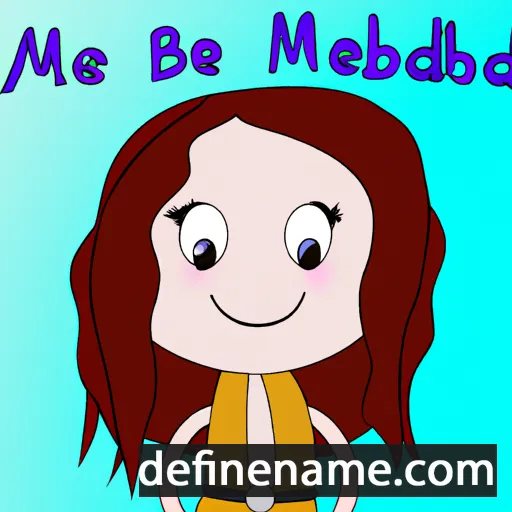 cartoon of the name Meadbh