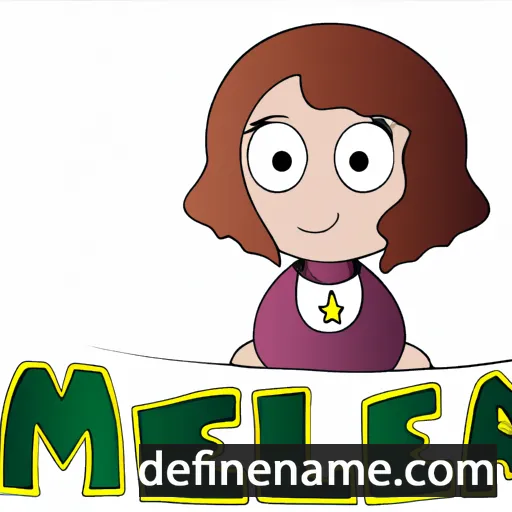 cartoon of the name Mealla