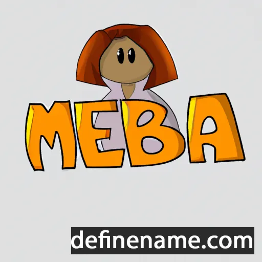 cartoon of the name Meba