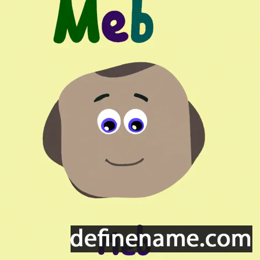 cartoon of the name Mebh