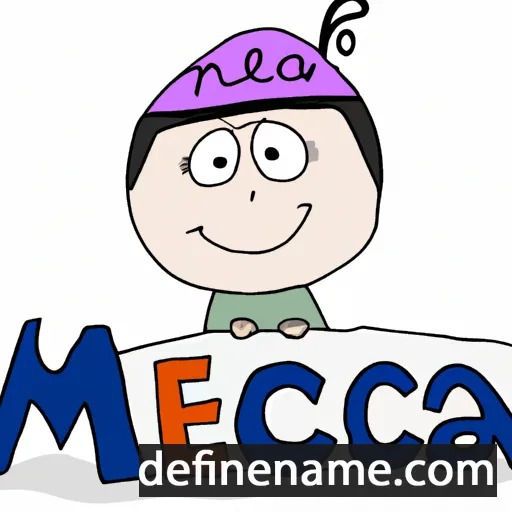 cartoon of the name Mecca