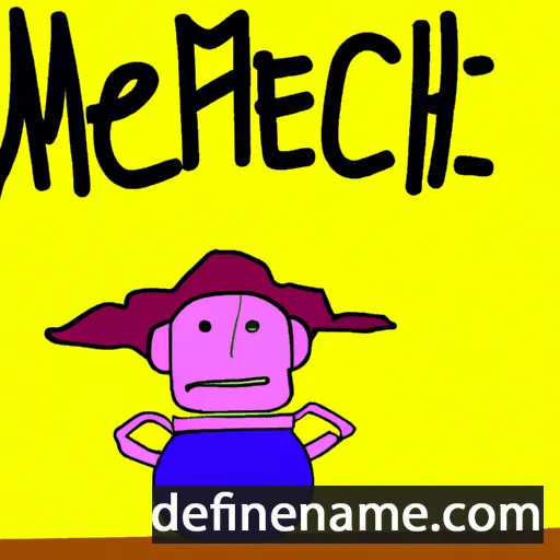 cartoon of the name Meche