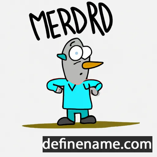 cartoon of the name Medárd