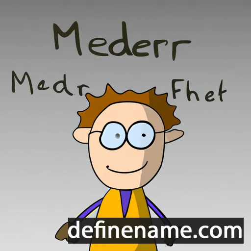 cartoon of the name Medaert