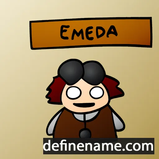 cartoon of the name Medegmaa