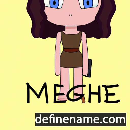 cartoon of the name Méghane