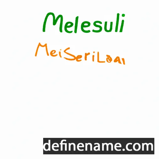 Mélissaire cartoon