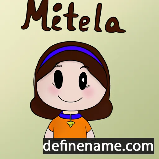 cartoon of the name Mélitta