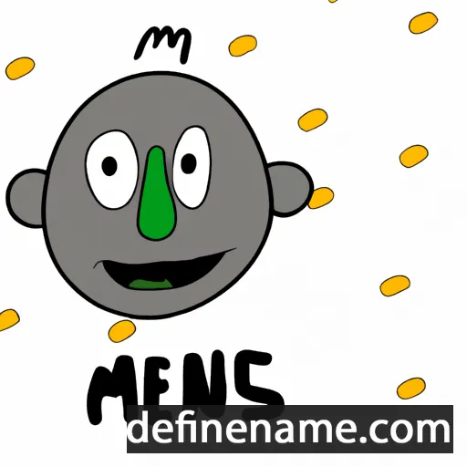 Ménas cartoon