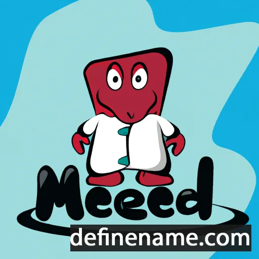 cartoon of the name Medek