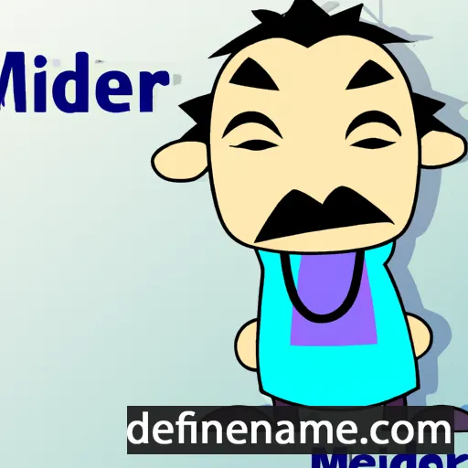 cartoon of the name Meder