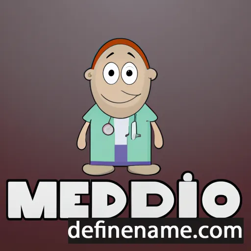 cartoon of the name Medi