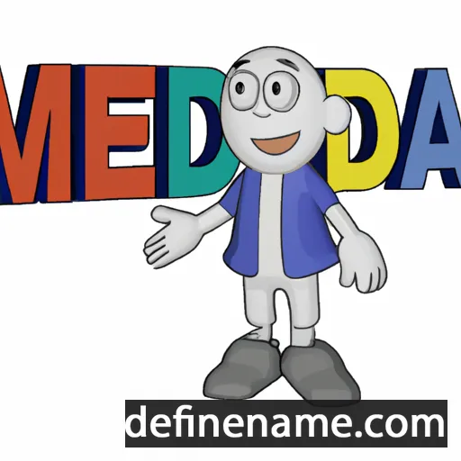 cartoon of the name Media