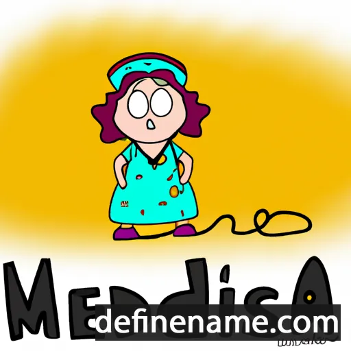 cartoon of the name Medissa