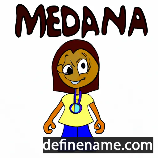 cartoon of the name Meduna