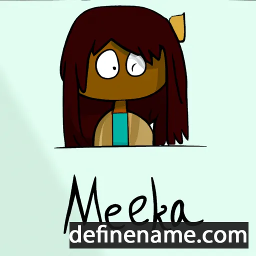 Meeka cartoon