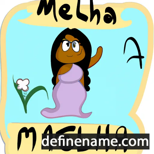 cartoon of the name Meelah