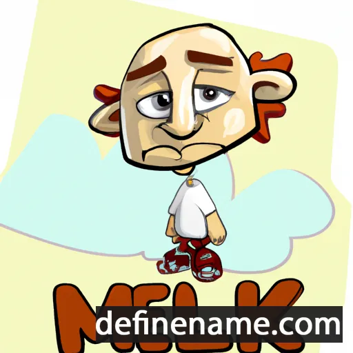 cartoon of the name Meelik