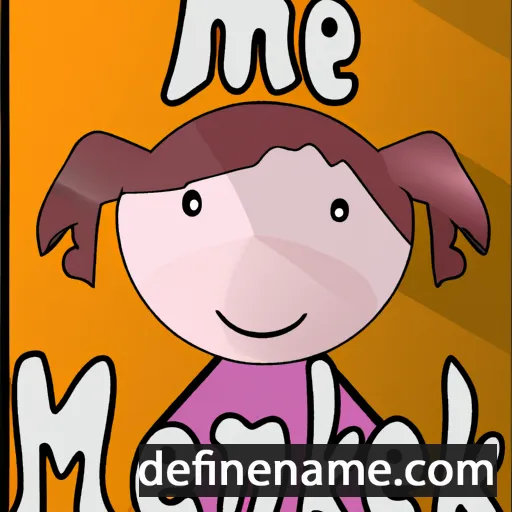 cartoon of the name Meenke