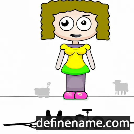 cartoon of the name Meeri