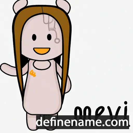 cartoon of the name Meevi