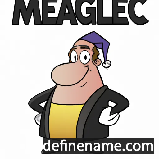 cartoon of the name Megacles