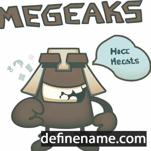 cartoon of the name Megakles