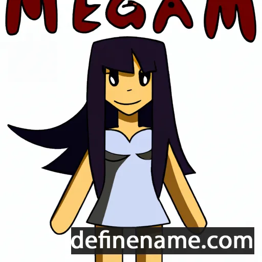 cartoon of the name Megami