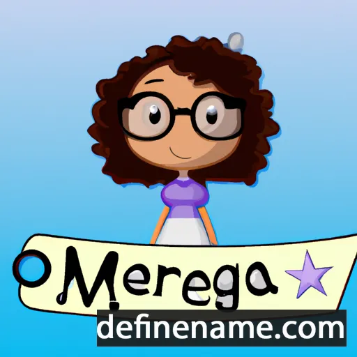 cartoon of the name Meganeira