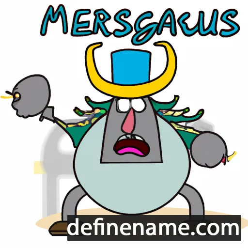 cartoon of the name Megareus