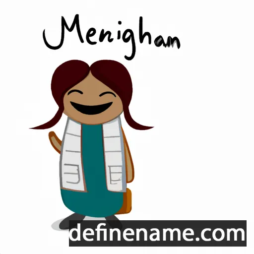 cartoon of the name Meghranush