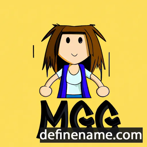 cartoon of the name Megi