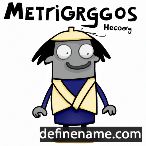 cartoon of the name Megistagoras