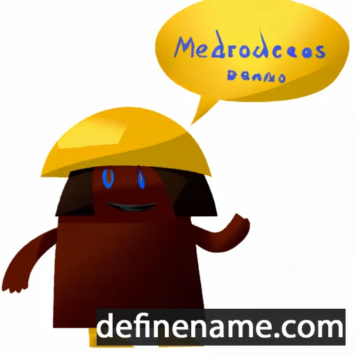 cartoon of the name Megistodamos