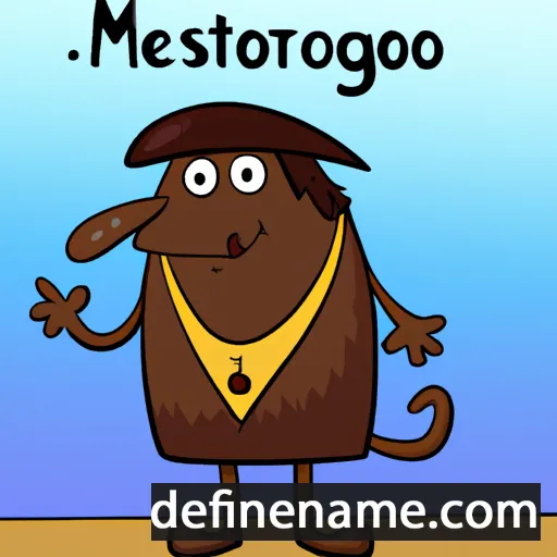 cartoon of the name Megistodoros