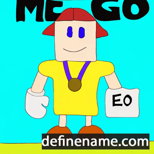 cartoon of the name Mego