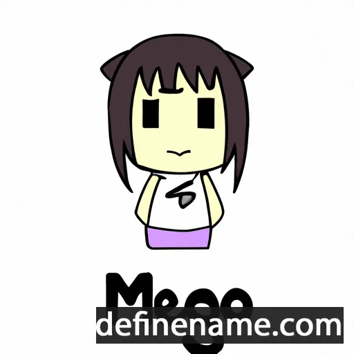 Megumu cartoon