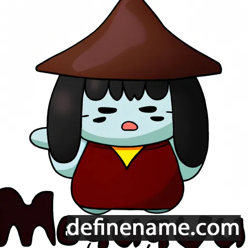 cartoon of the name Meguri