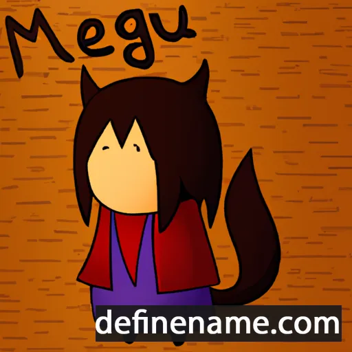 Meguru cartoon