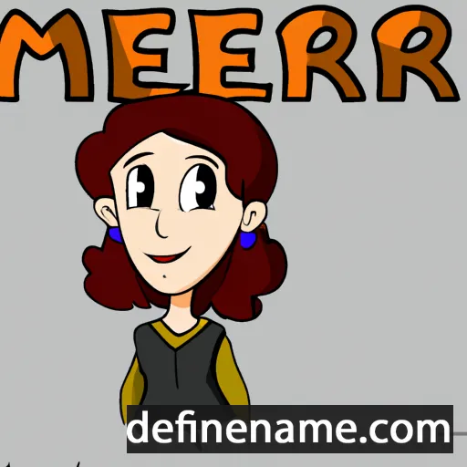 cartoon of the name Meher