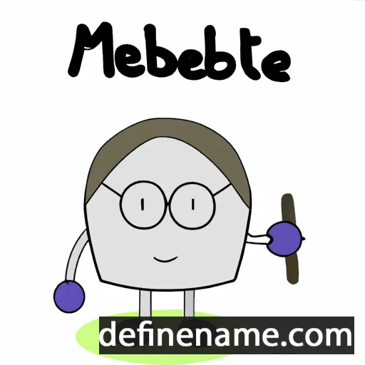 cartoon of the name Mehitable