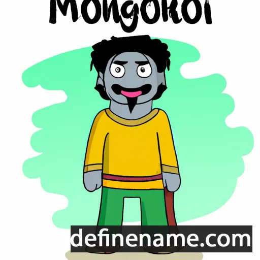 cartoon of the name Mehmongul