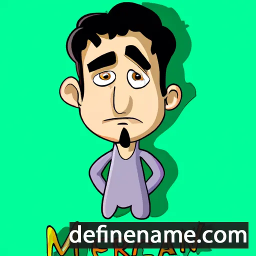 cartoon of the name Mehran